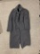 1982 All Weather Men’s Black Coat with Removable Faux Fur Liner - Size 44L