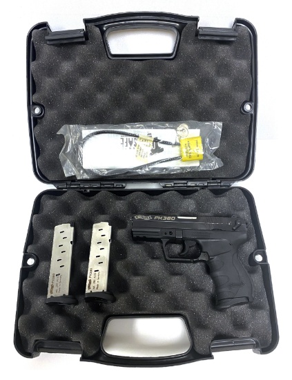 Excellent Walther PK380 Semi-Automatic .380 AUTO Pistol in Gunguard Hard Case