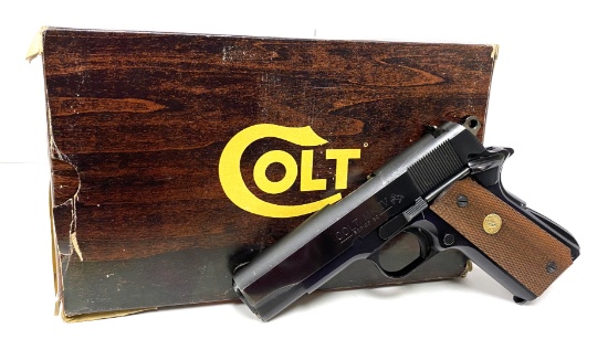 Excellent 1984 Colt MK IV/Series 80 Lightweight Commander Model 1911 .45 ACP Pistol in Box