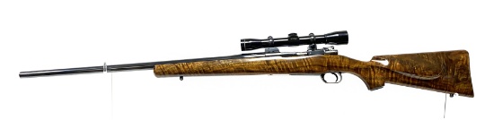 Excellent Custom Siamese Mauser Type 45 .45-70 Govt. Rifle with Leupold Scope BY JERRY KUHNHAUSEN