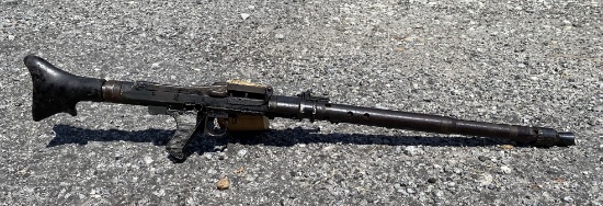 Rare German WWII MG 34 Tanker Panzerlauf Display LMG Inert Gun