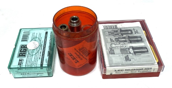 (3) LEE Die sets for Reloading - .223 Remington | .44 Magnum | 9MM Luger/9MM Para