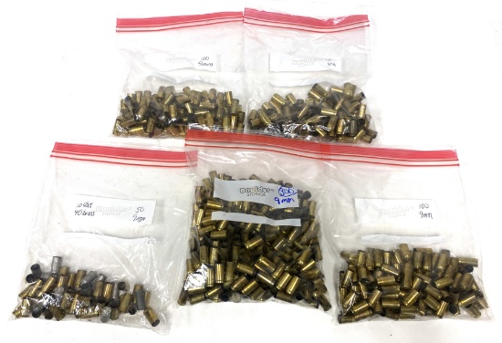 650ct. 9MM Fired Brass