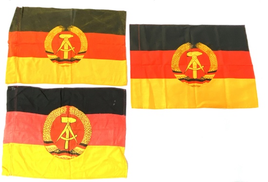 (3) NVA East German Flags