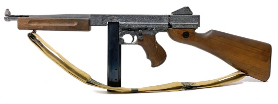 Original WWII M1 10.5” Auto Ordnance Thompson Inert Display Gun with Sling & Magazine