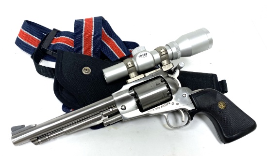 Ruger Old Army 7.5” Blackpowder Revolver with Scope and Holster
