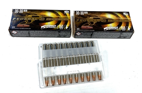 NIB 40rds. of .30-30 WIN. 150gr. Federal Premium Hammer Down Ammunition