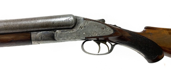 Meriden Model 55 SXS Double Barrel Hammerless 12 GA. Shotgun