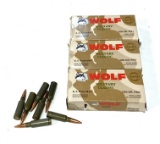 NIB 67rds. of 6.5 GRENDEL 100gr. FMJ WOLF Ammunition