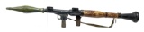Orignal Vietnam Era U.S. Rubber Russian RPG-7 Rocket Propelled Grenade Launcher Traning Aid - Inert