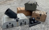 Complete Firing Civil War Small Siege Artillery Coehorn Mortar Replica with Cannonballs & More