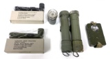 Lot of Vintage Military Flashlights and Signal Devices