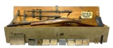 Rare Norwegian Kongsberg Jarmann M28 Harpoon Whaling Gun with Storage Case, Contents, and Ammo