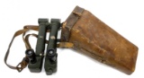 Named French WWI Rabbit Ears Trench Binoculars Periscope by HUET of Paris