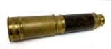 Antique Brass Telescope with Leather Band