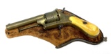 Antique Belgian Pinfire Revolver in Pouch