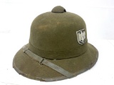German WWII Afrikakorps Tropical Pith Helmet dated 1942