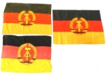 (3) NVA East German Flags