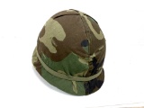 Vietnam Era M1 Rear Seam Helmet with Liner & Chinstrap