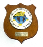 “SEABEES” U.S. Naval Mobile Construction Battalion Four - Commissioned March 1951 Plaque