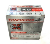 NIB 25 Shotshells of 12 GA. 2-3/4” Xpert HV Steel 7-Shot Ammunition