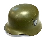 German M35 Double Decal Kriegsmarine Reenactment Helmet (Navy)