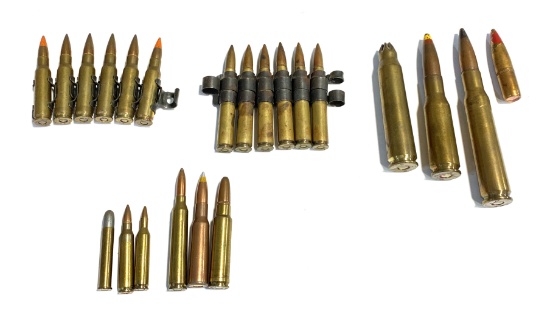 Various Linked Ammunition and Collectible Cartridges