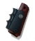 Rosewood Pachmayr 1911 Pistol Grips with Rubber Fingergroove