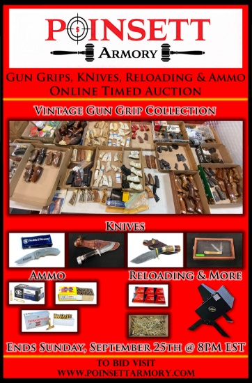 Gun Grips, Knives, Reloading, and Ammunition