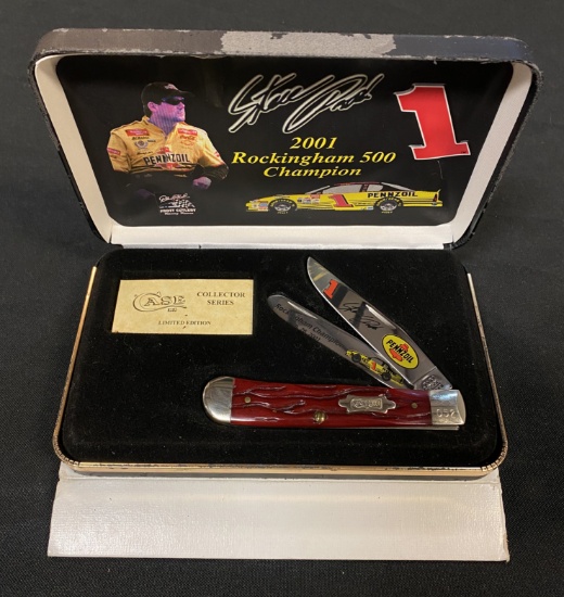 CASE XX Limited Edition Collector Series Knife - 2001 Rockingham 500 Champion -Steve Park - in Case