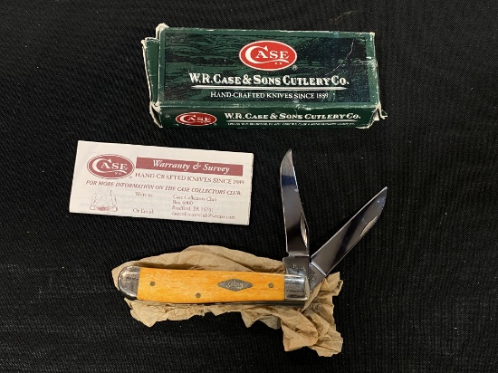 NIB CASE XX Mini Trapper (6207W SS) Pocket Knife in Box