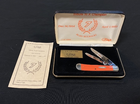 CASE XX 1 of 1000 Collector Series Alan Kulwicki Commemorative "1992 Winston Cup Champion" Knife