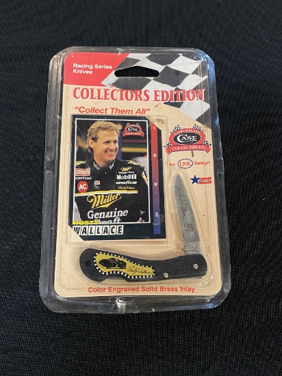 NIB CASE XX Collector's Edition Racing Series "Collect Them All" Rusty Wallace Pocket Knife