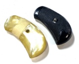 (2) Pair of Webley Revolver Grips - Plastic & Imitation Pearl