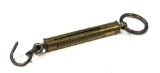 Rare Brass WWI Salter British Trigger Scale Pull Gauge