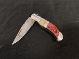 Damascus Folding Blade Pocket Knife