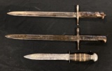 (2) Bayonets and (1) Knife