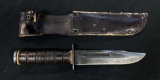 Vintage US Camillus N.Y. USMC Fighting Knife with Sheathe