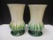Pair of Pottery Urn Vases