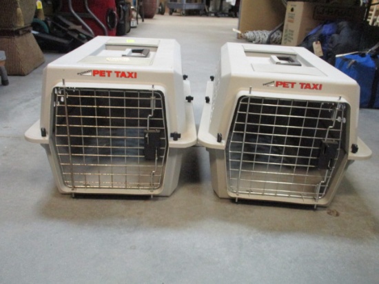 Two Petmate Pet Taxi Pet Carriers
