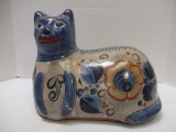 Large Mexican Pottery Cat