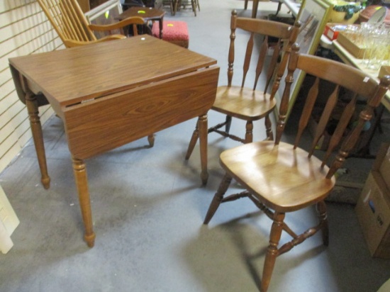 Small Dining Table with 2 Chairs