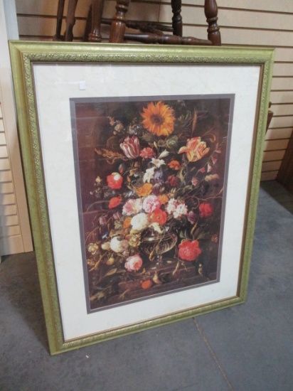 Floral Framed/Matted Print
