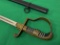 Rare Pre-WWII Pattern 1693 German Commander Series Field Marshall Dove Head Sword by Carl Eickhorn