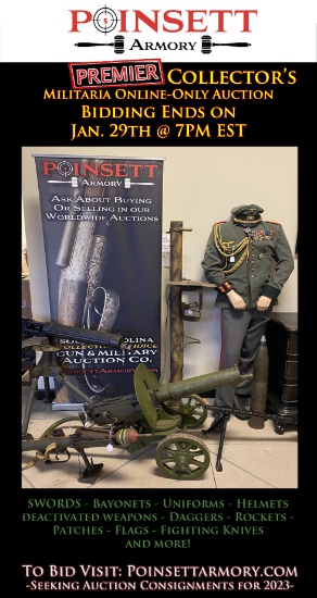 Premier Collector's Militaria Online-Only Auction