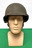 US WWII Front Seam M1 Paratrooper Helmet with Chin Cup Strap & Liner