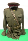 Russian WWII KGB Officer Uniform with Belt/Holster Rig