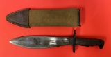 WWI US M1917 USMC BOLO Knife and Scabbard by Plumb St. Louis Dated 1918