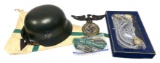 German Items - Helmet, Banner, Lanyard, Cufftitles, and More