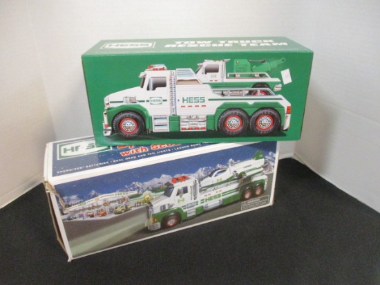 Two Hess Annual Toy Trucks in Original Boxes